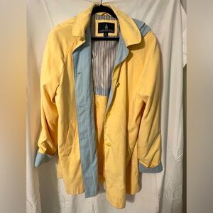 Vintage blue and yellow London Fog jacket